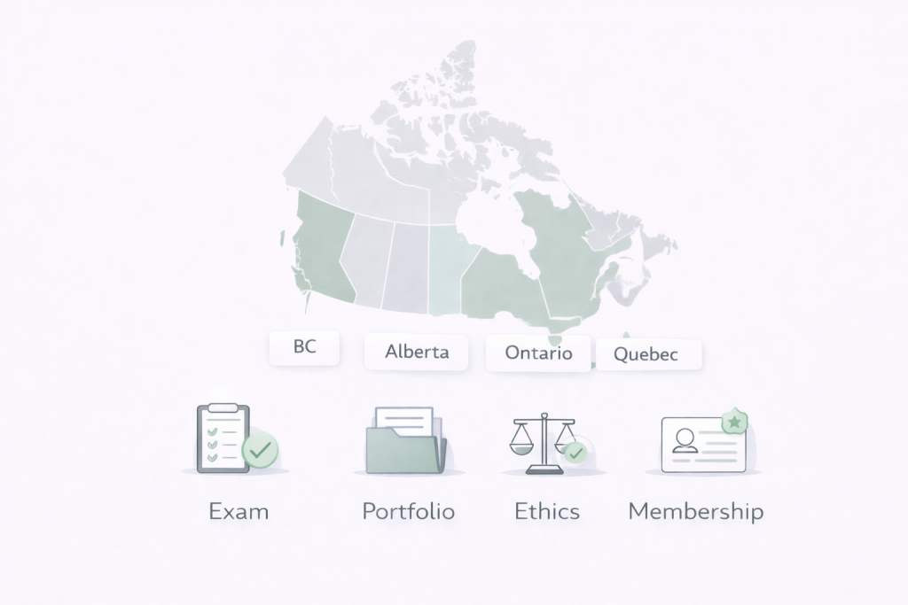 Canada map infographic showing common certification routes by province How to Become a Certified Translator in Canada (Ontario, Alberta & Beyond) — Plus the US, UK, Germany, Ireland, India and New Zealand Locate Translate