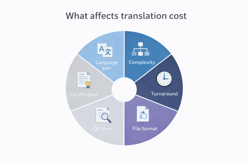 Key factors that affect translation service cost How Much Do Translation Services Cost? A Practical UK Pricing Guide Locate Translate