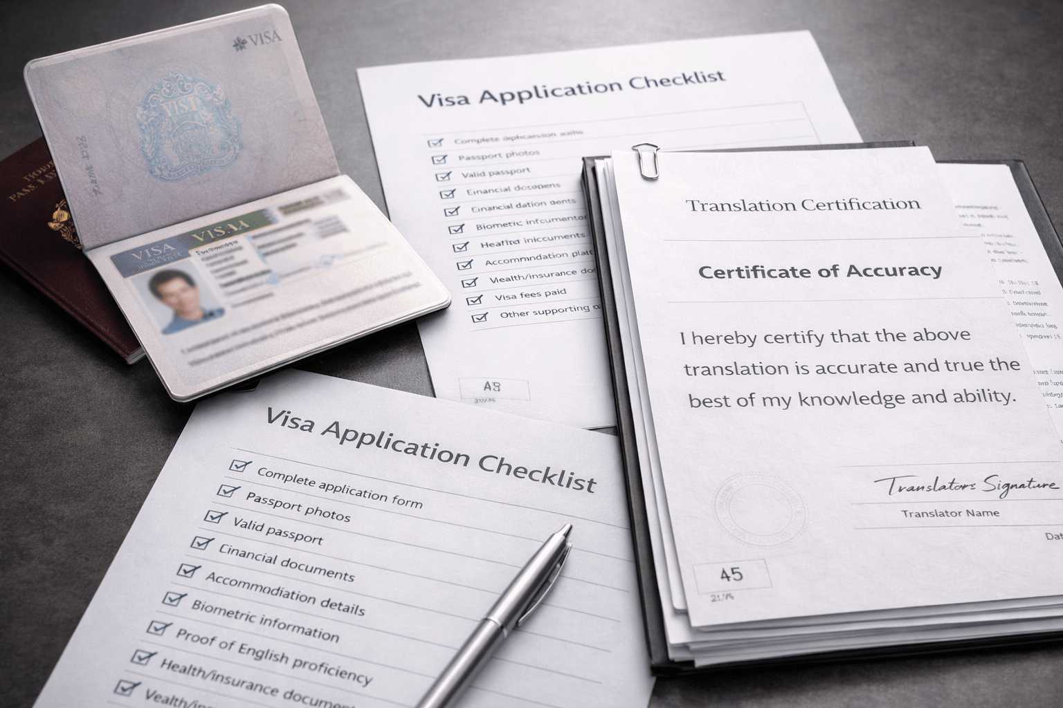 Do Immigration Offices Accept Stamped Translations?