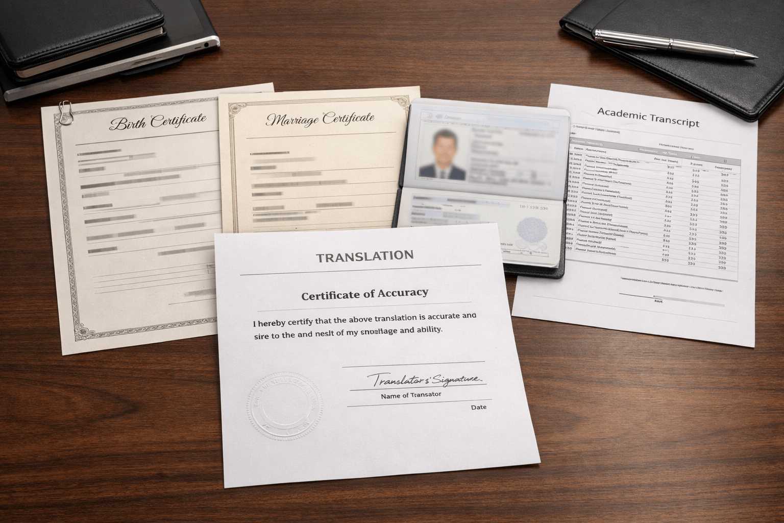 Documents That Commonly Require Stamped Translations