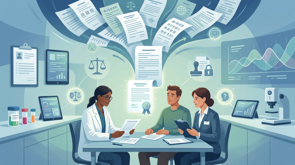 10 industries requiring certified translation Clinical research and CROs