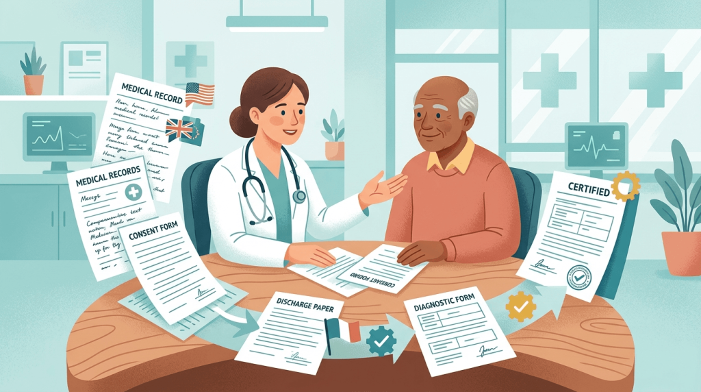 10 industries requiring certified translation Healthcare providers and hospitals